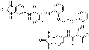 Pigmentu Yellow 180-molekulárna štruktúra