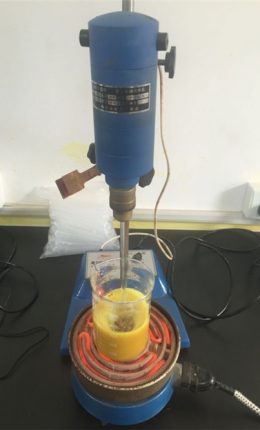 zahriať a miešať do rozpustenia